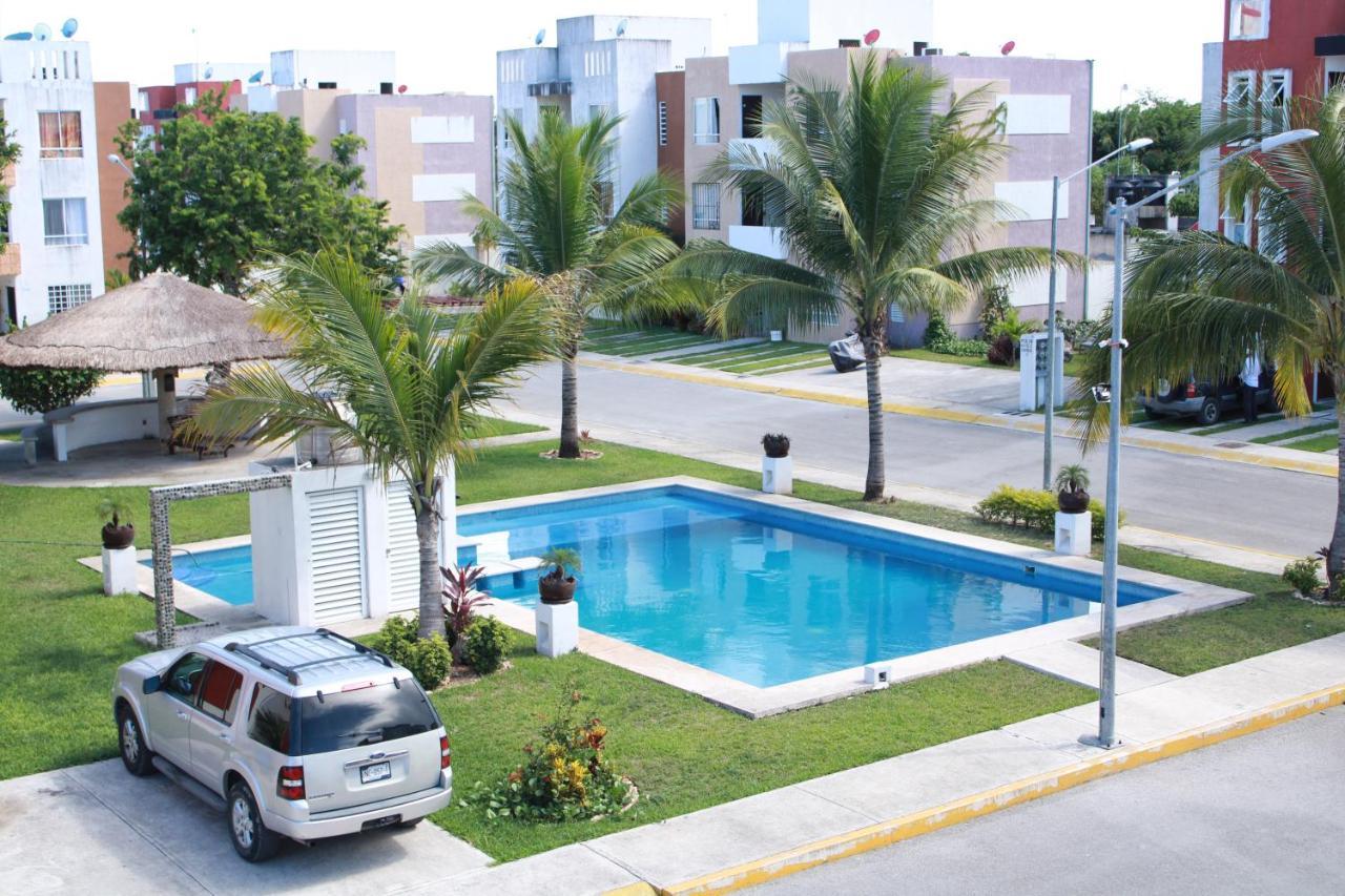 Relajante Y Acogedor Apartamento Con Alberca En Cancún Buitenkant foto