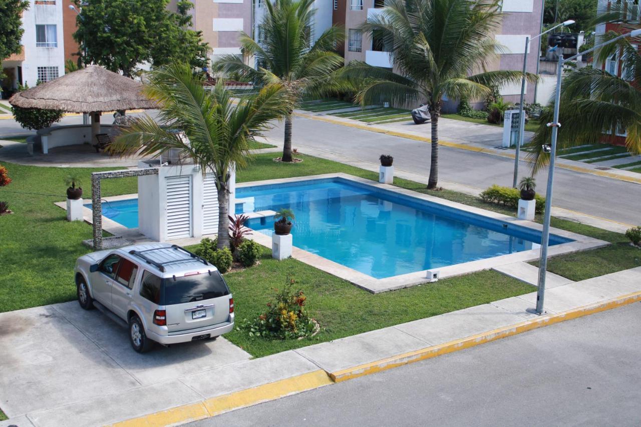 Relajante Y Acogedor Apartamento Con Alberca En Cancún Buitenkant foto