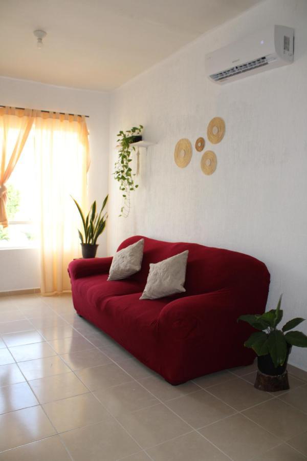 Relajante Y Acogedor Apartamento Con Alberca En Cancún Buitenkant foto